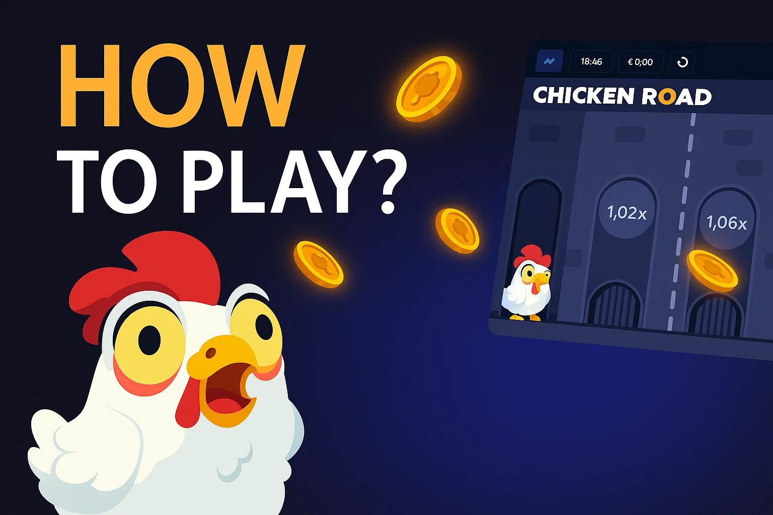 Cómo jugar a Chicken Road - Ilustración